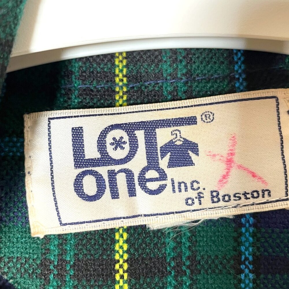 🦜 Vintage Raincoat Jacket Size Tag Missing Fits as Woman's LARGE Green 80s 90s - Picture 8 of 13